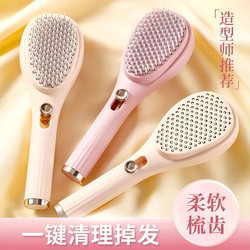 Retractable Air Cushion Comb for Women, Airbag Comb for Fluffy Hair, Portable Massage Comb, Self-Cleaning, Detangles Hair Without Tangling