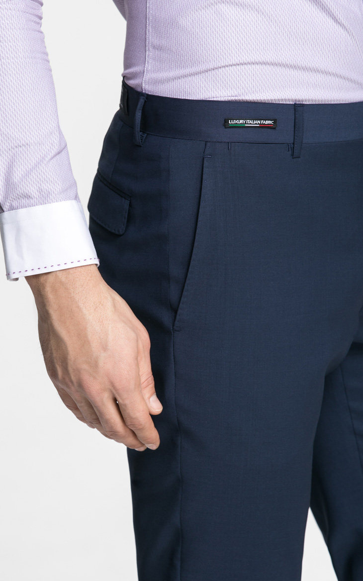 selected2015新款男纯羊毛修身西裤sig|41516c001