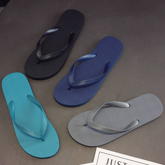 Summer flip-flops for men, non-slip, personalized, trendy Korean style ...