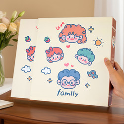 Photo Album, Commemorative Album, Large-Capacity Family Photo Album, 567inch Photo Storage, Mixed-Size Insert-Type Photos