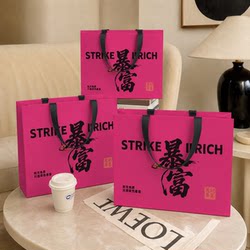 Clothing Store Custom-Made Bags, High-End Paper Bags for Clothing Packaging, Printed Logo, Luxury Women's Clothing Store Shopping Bags
