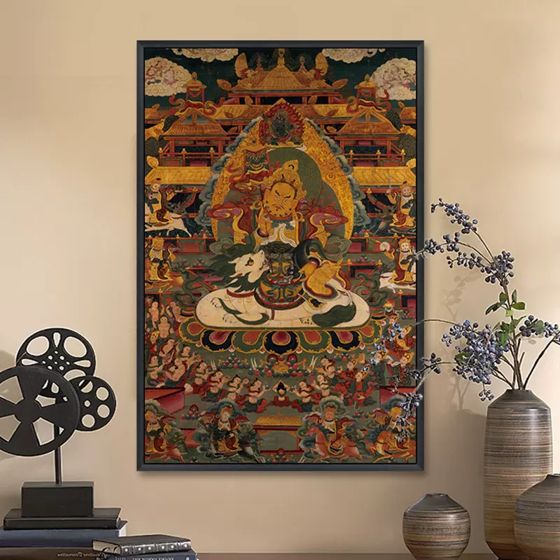 レトロな中国の応接間の装飾画古画山水画人物画壁画四大美女画4枚Q 古代四大美女卷轴挂画可客制尺寸的新中式绢布画适用于客厅办公室装饰