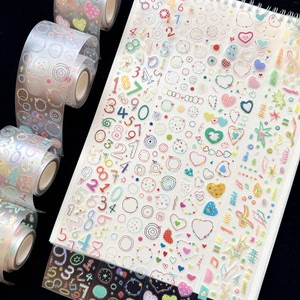 
[Recycling Packaging] Wild Strawberry Store Salt Basic Tape Versatile Handbag Decoration Cute Star Animals