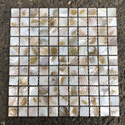 2.5 Large Shell Mosaic Tiles for Background Walls, Bathroom, Restroom, Entrance Wall Stickers, Self-Adhesive Renovation