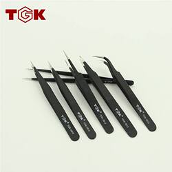 Dezhigao TGK-ES10/ES11/ES12/ES13/ES14/ES15 series anti-static stainless steel tweezers