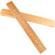 Peach wood Luban ruler woodworking ruler Luban ruler 46 measurement home decoration copper Luban ruler Dinglan ruler