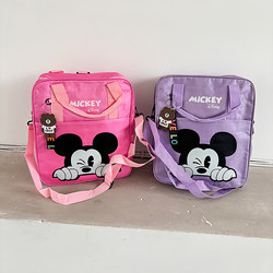 Student Children's Tutoring Bag, Handbag, Large-Capacity Backpack, Storage Bag, Single Shoulder Crossbody Bag, Backpack, Multi-Purpose Portable