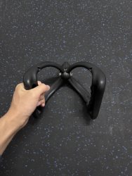 Seated Rowing Handle, Fitness Grip Handle, Fitness Equipment Accessories, Seated Pull Handle, High Pull Handle, V-Shaped