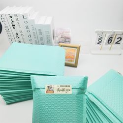 ins Tiffany Blue Co-Extruded Film Bubble Bags, Thickened Shockproof Foam, Card Packaging Material, Express Delivery Packaging Bags