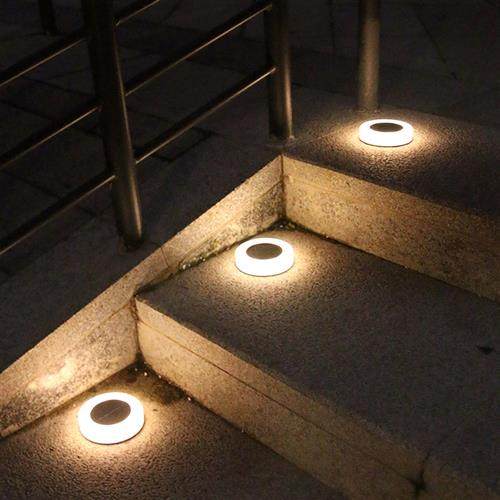 Solar underground lights outdoor courtyard garden layout ground lights ...