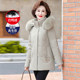 Middle-aged mother down jacket women's short 2025 new middle-aged and elderly style winter wear white duck down thickened warm jacket