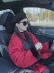 Spot New Year's greetings new Chinese style stand collar red two-sided cotton jacket for women loose cotton jacket
