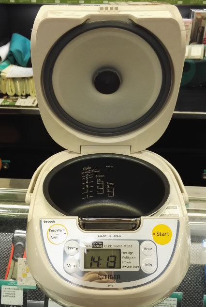 TIGER/TIGER JBV-S18S Made in Japan Multi-Function For Home Rice Cooker Rice Cooker Shishi Cooker