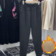 Middle-aged and elderly women's 2024 winter new style mother high waist elastic and warm straight-tube grandma comfortable new