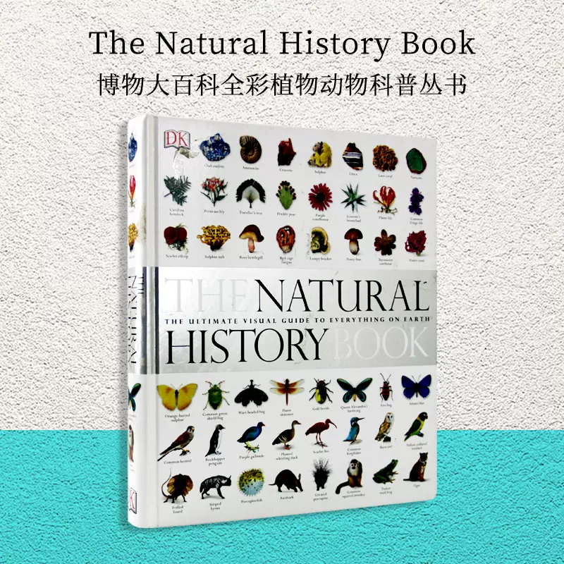 现货】英文原版The Natural History Book Visual Guide自然史书