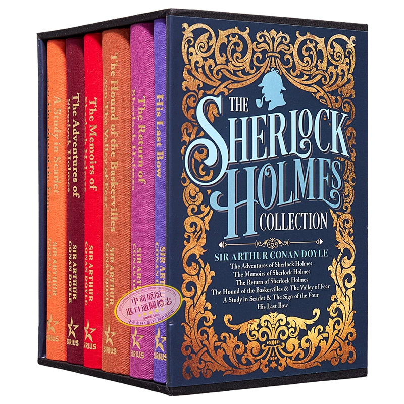 现货福尔摩斯系列豪华6本精装套装Arthur Conan Doyle 英文原版The