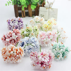 New chrysanthemum simulation chrysanthemum bouquet DIY flower ring decorative flower decoration headwear 1.70 yuan 6 flowers