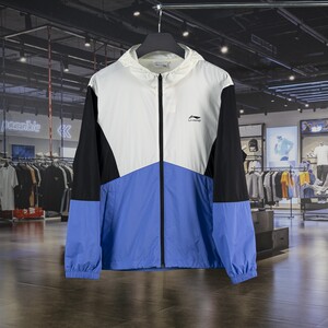 
Li Ning sports windbreaker men's 2024 summer sports trend series sun protection loose hooded jacket AFDU363