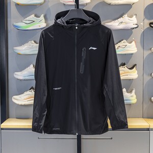 
Li Ning sports windbreaker men's 2025 autumn fitness series ice-sensing comfortable water-splashing jacket AFDVA85