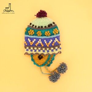 
Peruvian alpaca doll accessories small hat jewelry handmade hat suitable for 15-32 cm alpaca pet hat