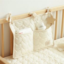 ins Korean-Style Crib Storage Hanging Bag Stroller Bag Diaper Bag Diaper Storage Bottle Baby Toy Storage Bag