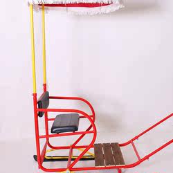 Indoor and Outdoor Unpowered Ice and Snow World Amusement Equipment Ice Yellow Chartered Car Ice Upper Bicycle Ice Bicycle