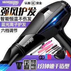 Hair Dryer for Home and Barber Shop Use, Negative Ion Hair Care, Does Not Damage Hair, Dormitory Use, Strong Wind, High Power for Students