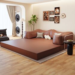 Module Sponge Compressed Sofa Bed Foldable Dual-Use New Model Living Room Double/Triple Long-Term Sleeping Lazy Tatami