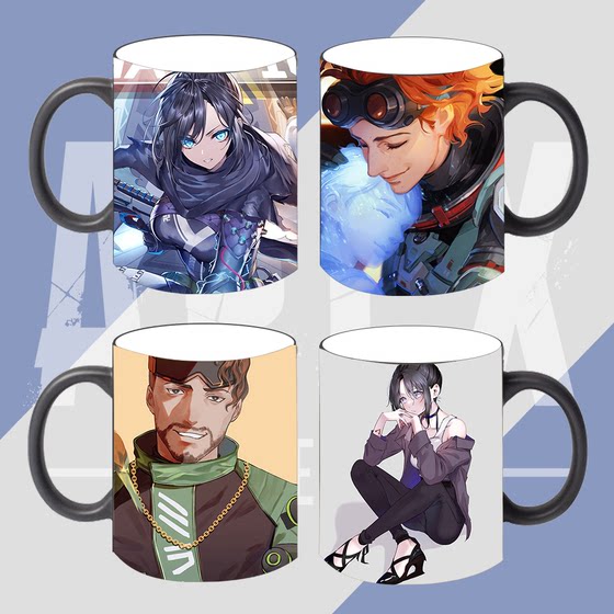 
APEX Hero EA game custom peripheral heating color changing ceramic mug coffee cup water cup cartoon spot