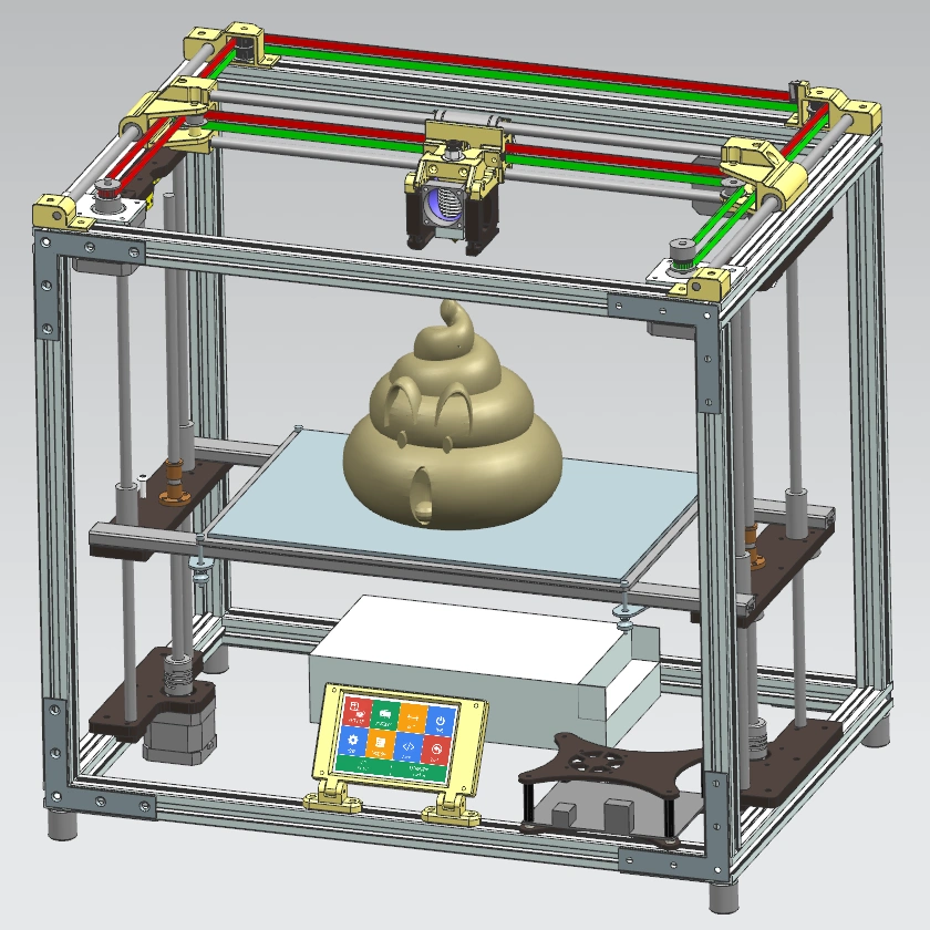 大鱼DIY corexy结构3D打印机V1.53配件零件包套件清单打包-Taobao