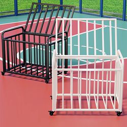 Iron Paint Basketball Storage Rack Volleyball Football Storage School Kindergarten Ball Cart Ball Rack Mobile Storage Rack