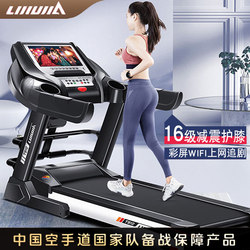 New Model of Treadmill for Home Use, Electric, Small, Foldable, Ultra-Quiet, Shock-Absorbing, Climbing-Capable, Large, for Indoor Gym Use