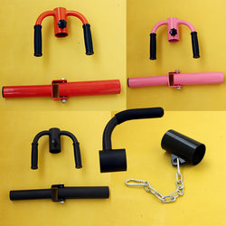 T-Bar Handle Barbell Deadlift Rowing T-Grip Double Grip Single Grip V-Shaped Bench Press Squat Barbell Bar Rack