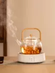 Bếp điện gốm sứ pha trà tại nhà làm trà văn phòng trà nhỏ ấm đun nước thủy tinh sôi trà ấm siêu tốc hấp trà bộ ấm chén trà am tra bang dong Ấm trà - Bộ ấm trà