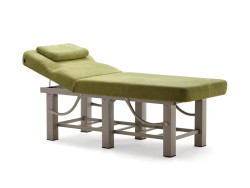 Mingshi iron pipe six legs with invisible chest hole beauty bed massage bed fabric material 6288-295