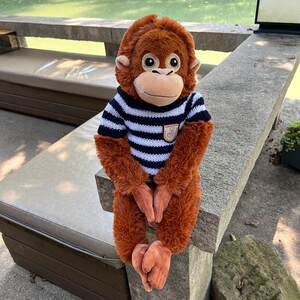 
Internet celebrity long-arm monkey clothes 66 cm gorilla suitable for wearing sweaters plush toys with rag doll decorative scarf