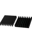 Tản nhiệt khối nhôm 25 * 25 * 5mm chip nhiệt khối tản nhiệt điện tử nhà sản xuất bán trực tiếp 