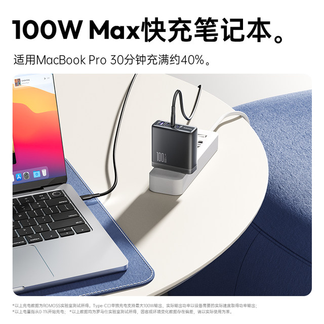 Romans 100W gallium nitride charger 45W multi-port fast charging head ...