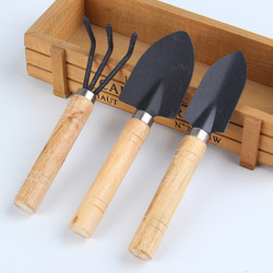 Cangqiang Gardening Shovel Three-Piece Set, Large Potted Plant Shovel, Garden Flower Soil Loosening Tool, Small Tool for Planting Flowers and Vegetables