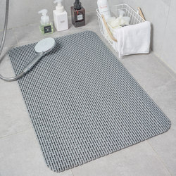 Bathroom Anti-Slip Mat, Toilet Foot Mat, Special Anti-Slip Floor Mat for Bathing and Bathroom, Shower Water Barrier Mat
