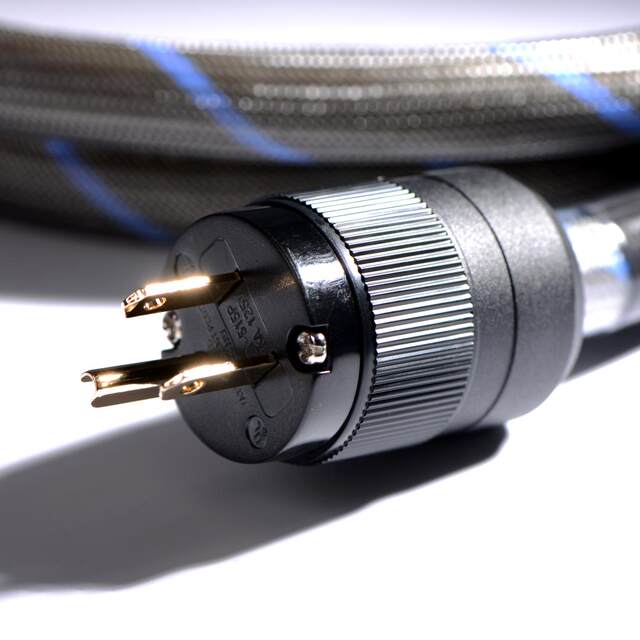 Bada Audio S-8P silver-plated fever power cord HIFI audio single crystal copper line national standard European standard European standard
