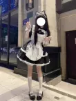 nam cosplay hầu gái Mèo hầu gái trang phục cos lolita đen trắng cổ điển tạp dề chuông dễ thương gợi cảm lolita Plus size đồ ngủ hóa trang người hầu sexy quyến rũ cosplay Hóa Trang Hầu Gái Sexy Quyến Rũ Gợi Cảm Khiêu Gợi