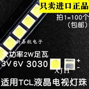 Thích Hợp Cho TCL Hisense LED LCD Đèn Nền Dây Hạt Đèn 3030 1.5W 2W 3V 6V Ánh Sáng Trắng Mát