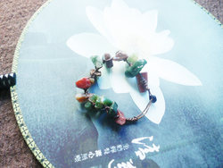 Special Promotion【Zen Style East-Printed West-Style Plum Blossom and Silver Willow】Natural Crystal Agate Fluorite Hand-Woven Vine Bracelet