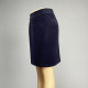 Navy blue skirt short skirt for women 2024 high waist slim versatile professional outfit one-step skirt straight skirt hip-cover skirt