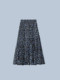 Dahong flagship store Manye casual floral print midi skirt for women fashion vacation style sweet slim skirt