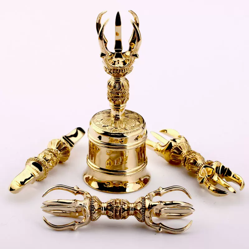 銅製 法器 手揺鈴 五股金剛密鈴 金剛杵銅鈴 装飾品 工芸品 置物 銅製 法器 手揺鈴 五股金剛密鈴 金剛杵銅鈴 装飾