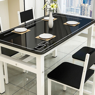 钢化玻璃餐桌的6个优势，选它没错！