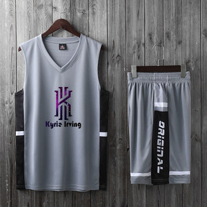 
Irving basketball uniform suit for men, custom-made college students' competition uniforms breathable sweat-absorbing jersey vest sports group purchase