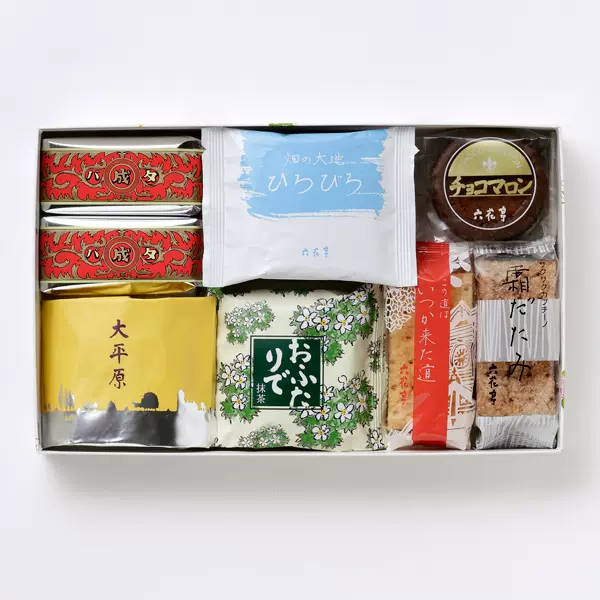 日本直邮六花亭礼品礼盒六花撰巧克力 饼干零食礼包9枚北海道